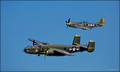 P-51 MUSTANG (top)  B-25 MITCHELL BOMBER